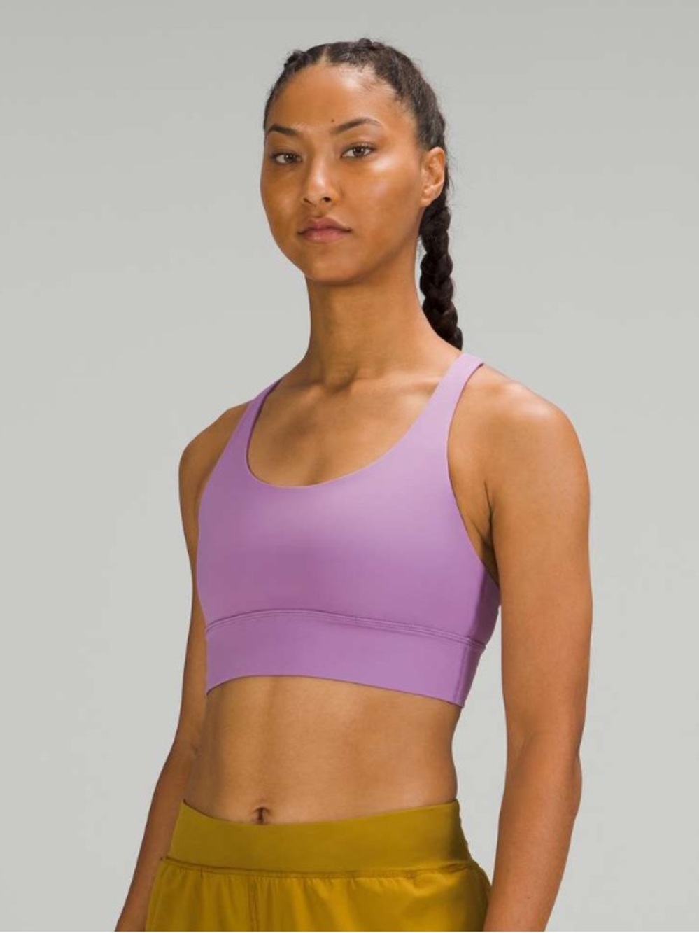 Lululemon Energy Bra Long Line in Wisteria Purple